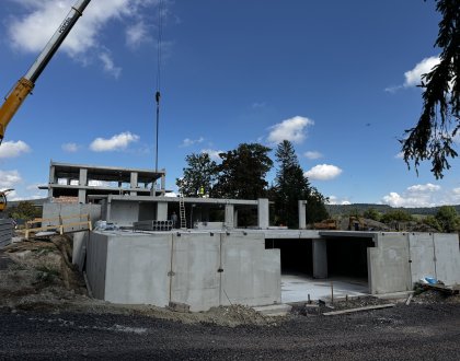 POKRAČOVÁNÍ STAVBY - ZÁKLAD BUDOVY B